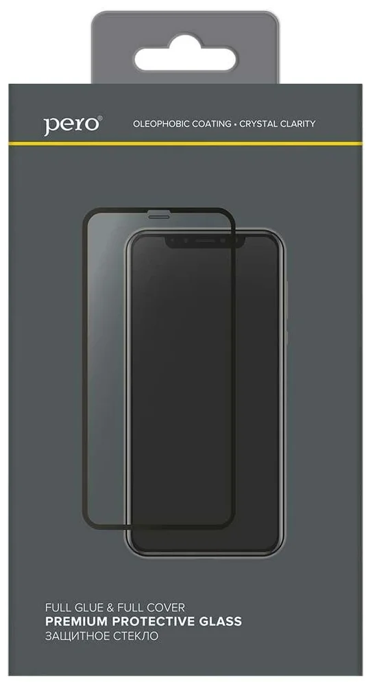

Защитное стекло PERO Full Glue для Realme C30s black Черный