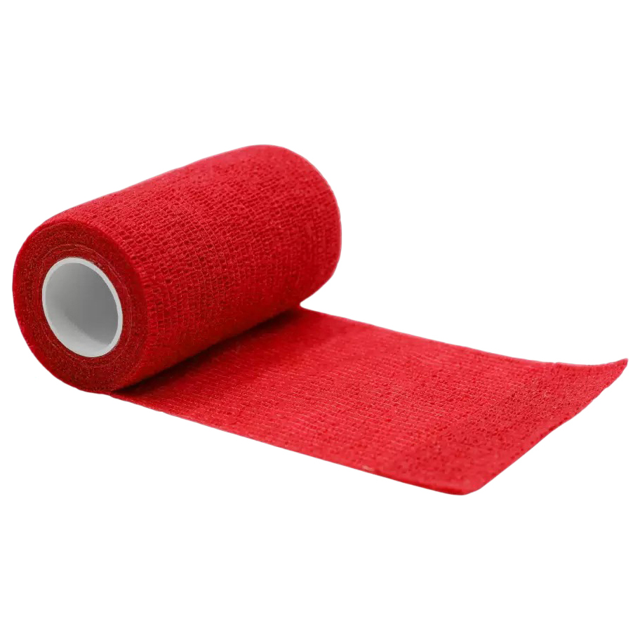 

Бинт для животных VitaVet самофиксирующийся красный, 4,5м