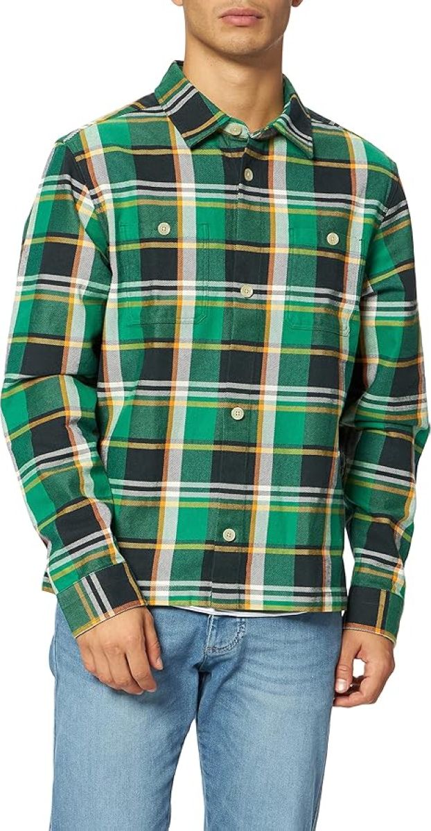 Рубашка мужская GANT 3016774 зеленая M