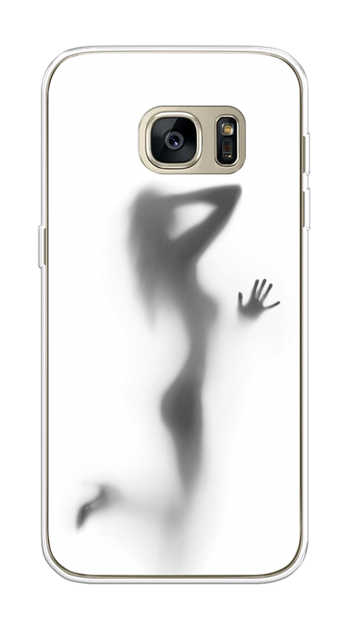 

Чехол Awog на Samsung Galaxy S7 "Стекло в душе", Белый;серый;черный, 24550-7