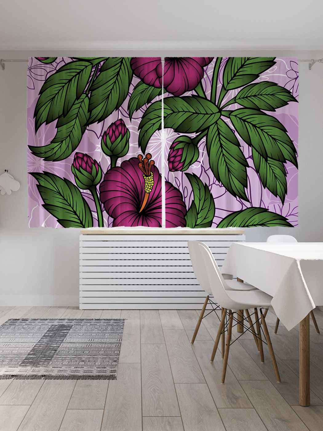 

Шторы JoyArty c фотопечатью "Распустившиеся бутоны" из сатена, 290х180 см, Распустившиеся бутоны