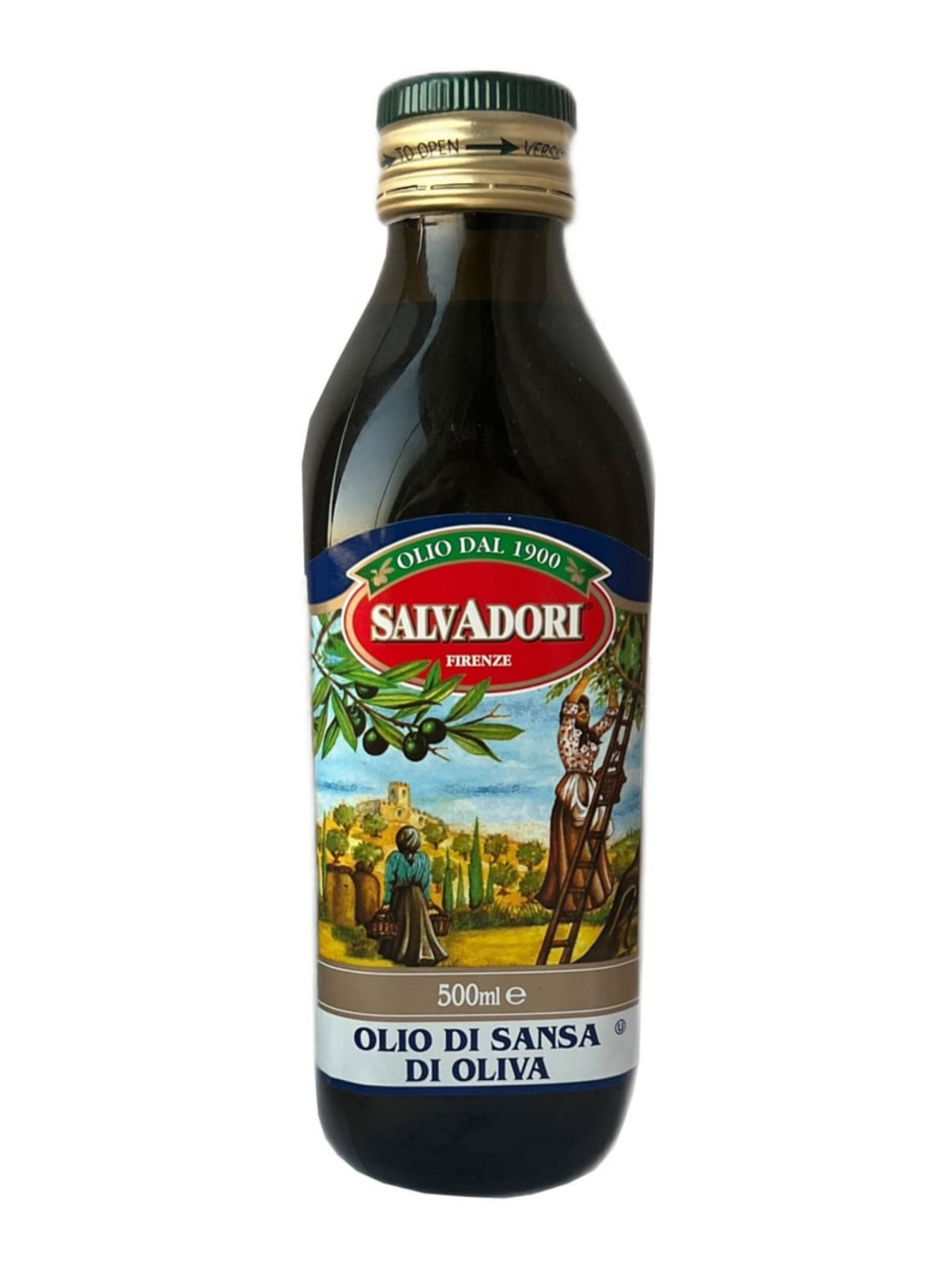 Масло SALVADORI оливковое рафинированное OLIO DI SANSA, 500 мл, бутылка