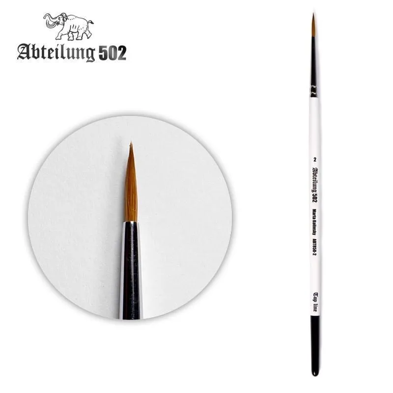 

ABT850-2 Кисть Marta Kolinsky Round Brush 2