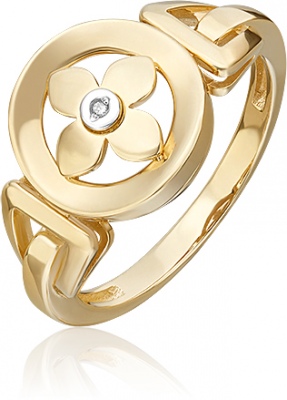 

Кольцо из золота с бриллиантом р. 20 PLATINA jewelry 01-5606-00-101-1121, 01-5606-00-101-1121