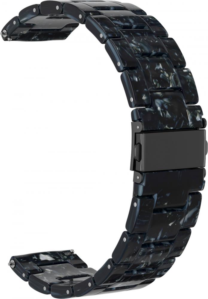 

Ремешок из смолы GSMIN Farl 22 (Черно-белый)