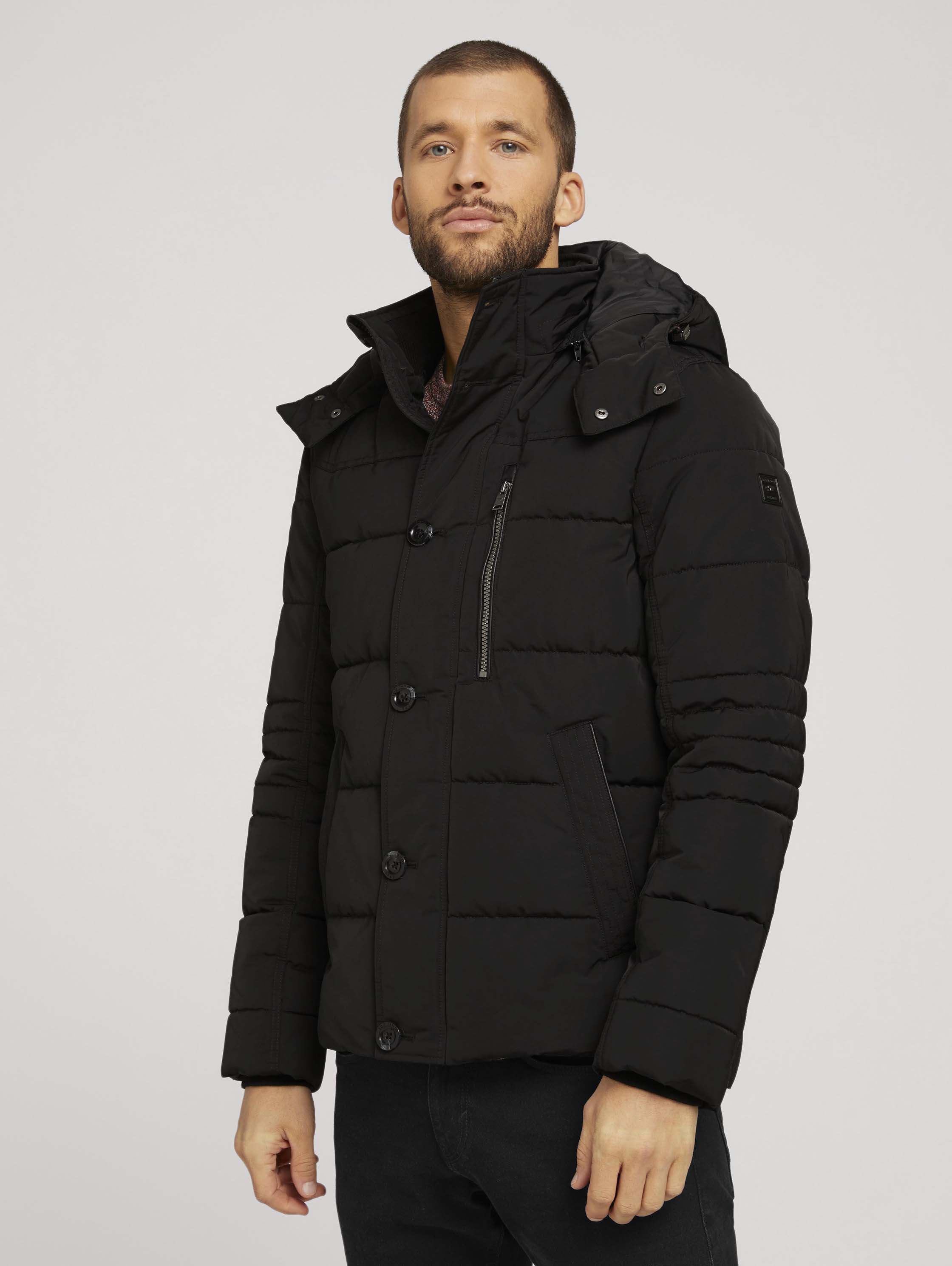 

Куртка мужская TOM TAILOR 1023593 черная L, 1023593