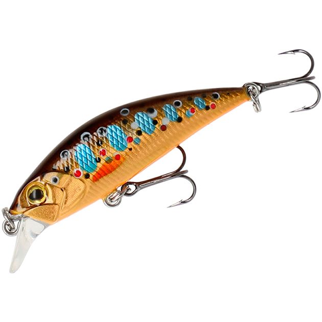 

Воблер Mikado FLAMENCO BROWN TROUT 4.5 см. тонущий, Разноцветный