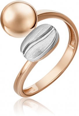 

Кольцо из золота р. 19 PLATINA jewelry 01-5563-00-000-1111, 01-5563-00-000-1111