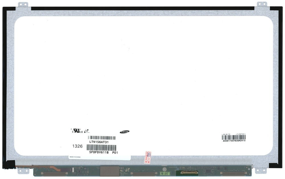 

Матрица ОЕМ для ноутбука LTN156AT31 (10017241V), совместимая с p/n: LTN156AT31