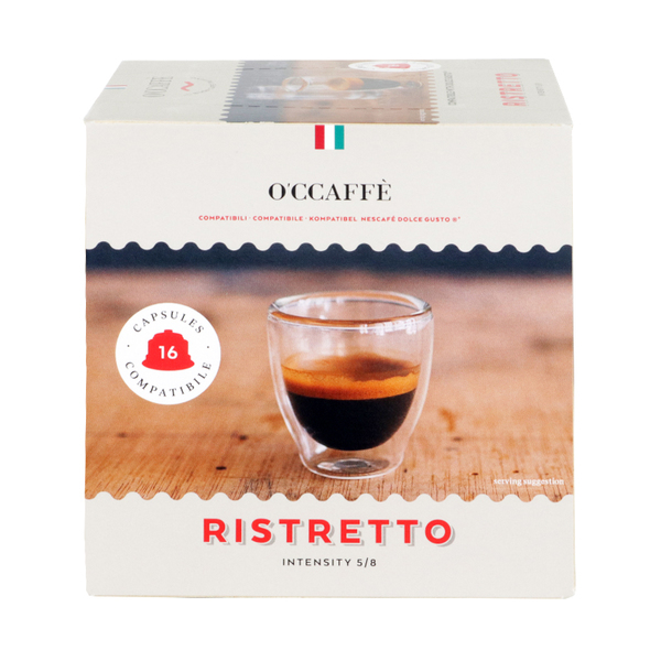 

Кофе в капсулах O'CCAFFE Ristretto для системы Dolce Gusto, 16 шт