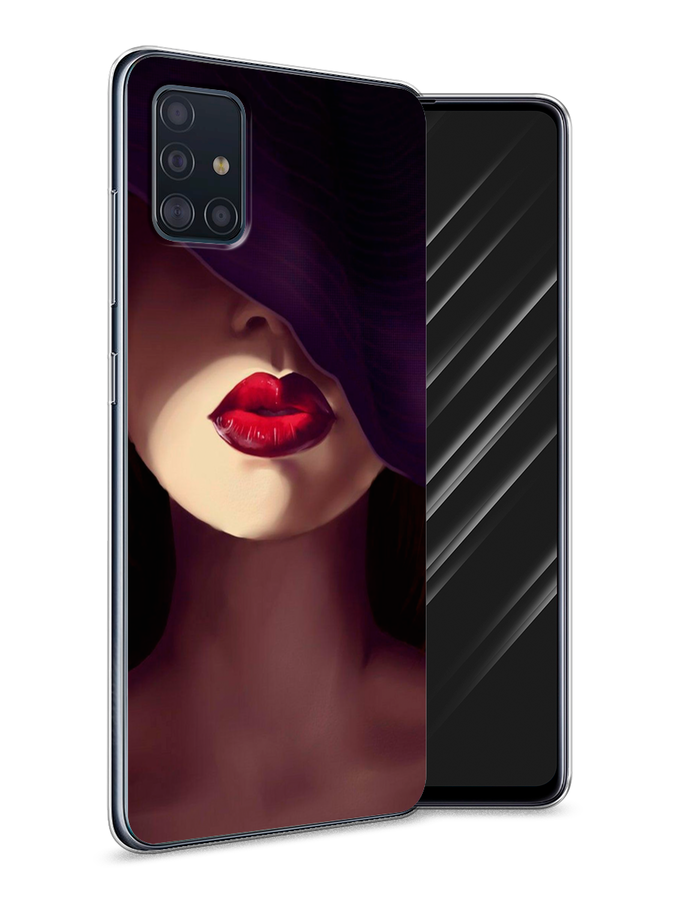 

Чехол Awog на Samsung Galaxy A51 "Красные губы", Разноцветный, 28950-7