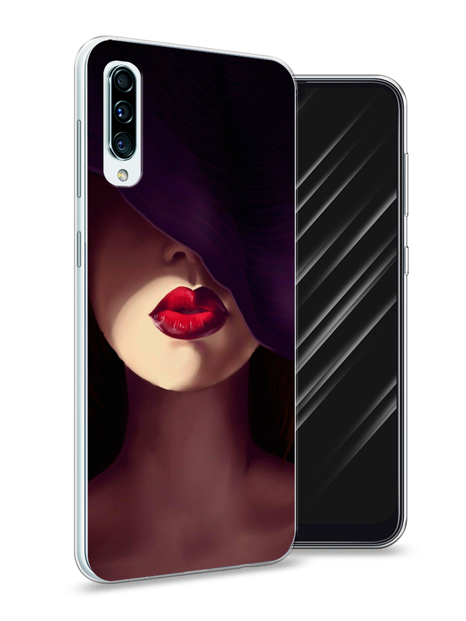 

Чехол Awog на Samsung Galaxy A50 "Красные губы", Разноцветный, 27750-7
