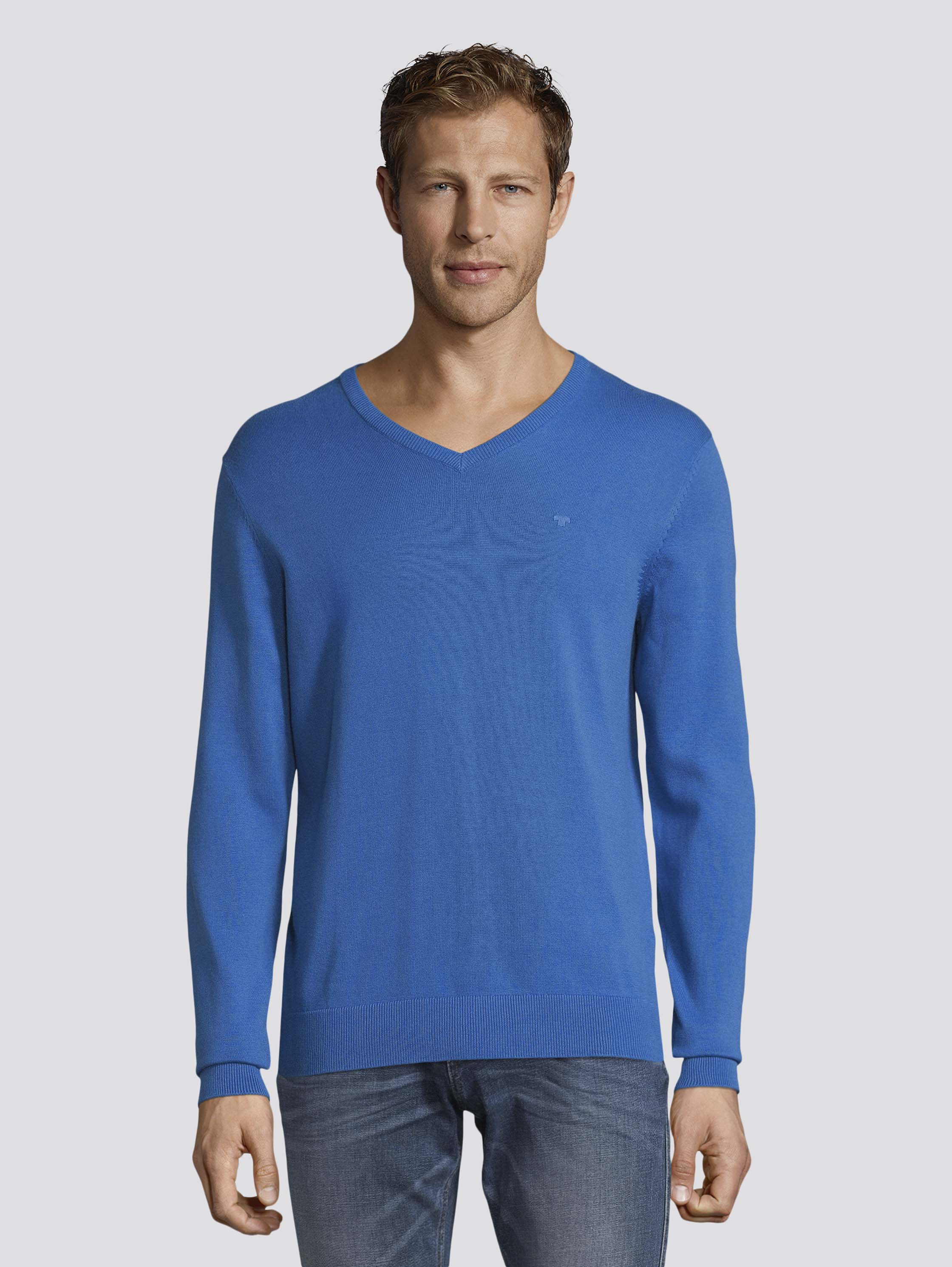 

Пуловер мужской TOM TAILOR 1022499 синий XXL, 1022499