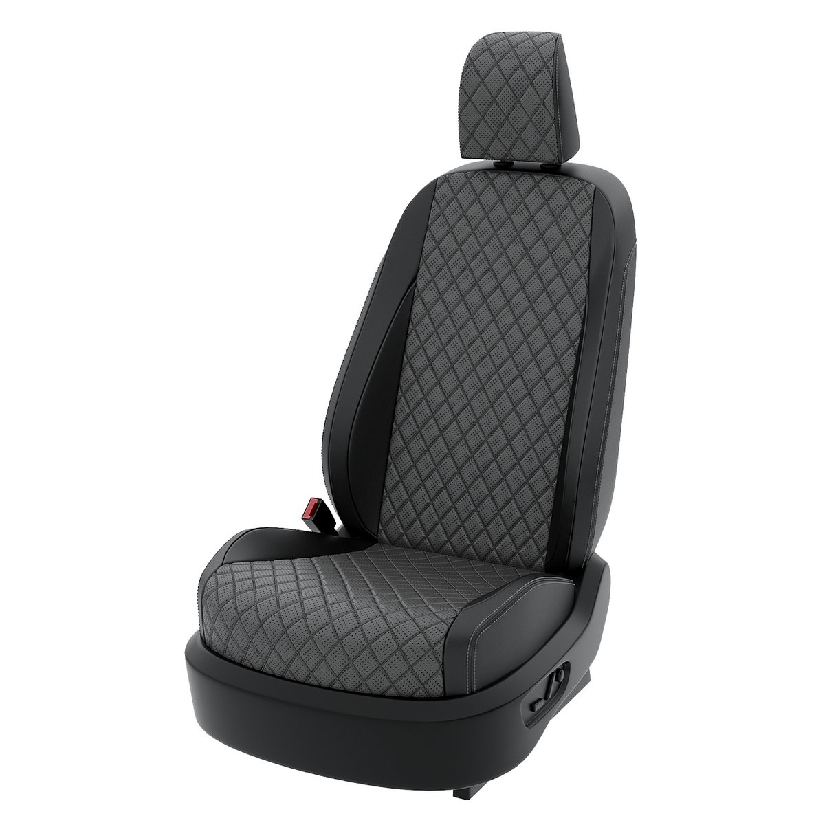 

Чехлы на сиденья Центр Авточехлов для Chery Tiggo T11 CNTRA1080F-С2-620 Экокожа ромб, Серый;черный, CNTRA1080