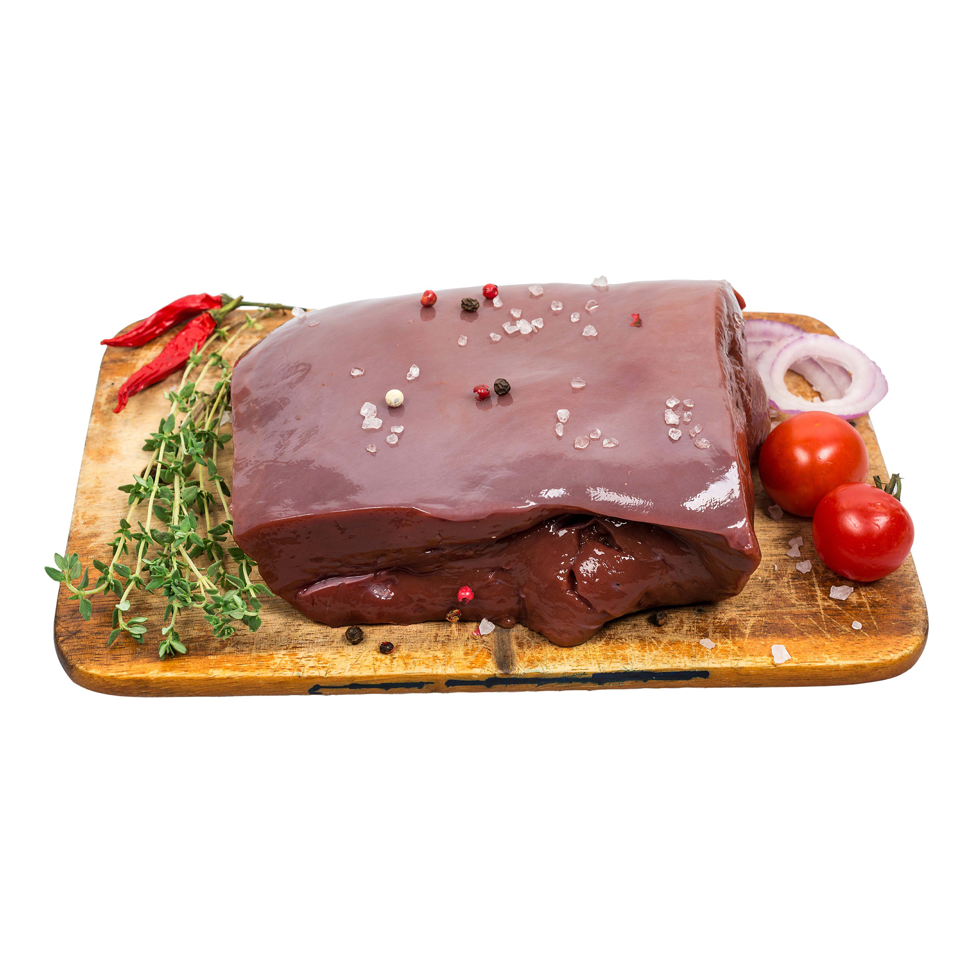 Печень говяжья для жарки охлажденная - 850 г