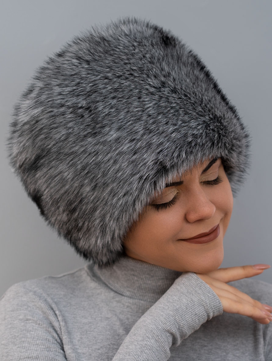 

Шапка женская Po-sezony 9090 серо-черная, р, Серый, 9090