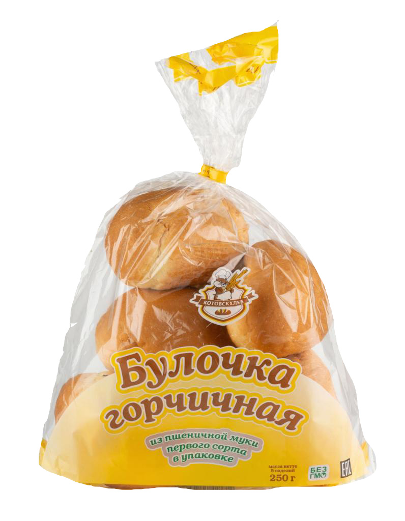 

Булочка Котовскхлеб Горчичная 250 г