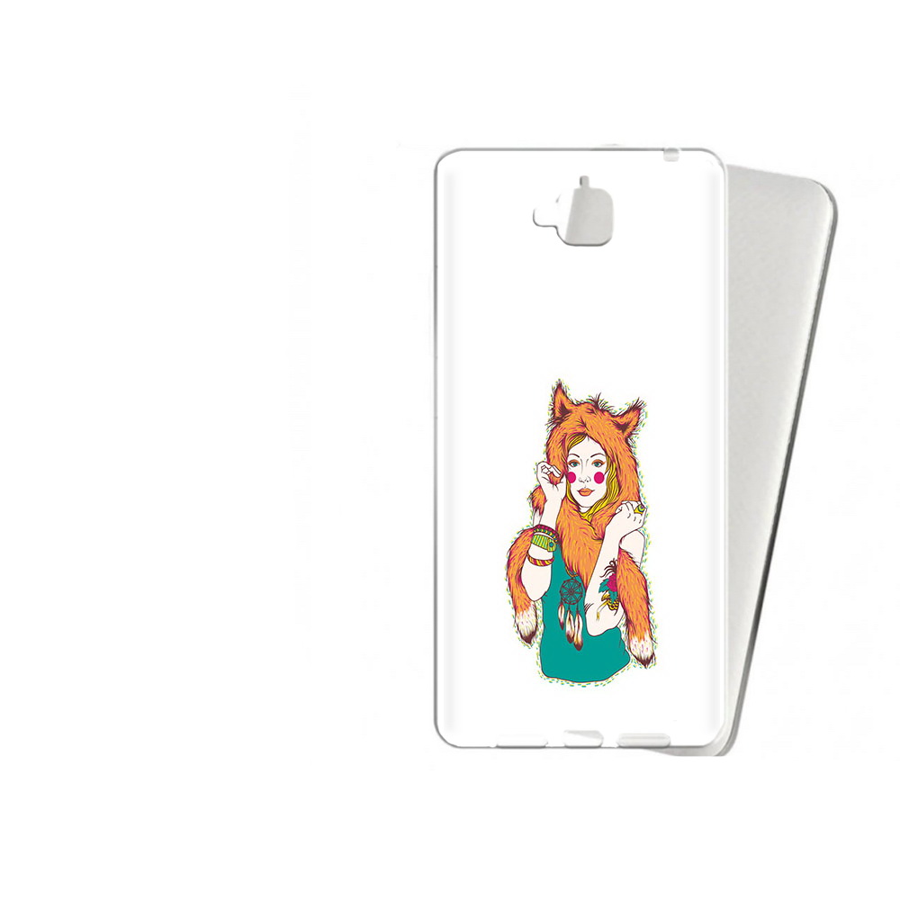 

Чехол MyPads Tocco для Huawei Enjoy 5 Девушка лиса (PT24942.37.62), Прозрачный, Tocco