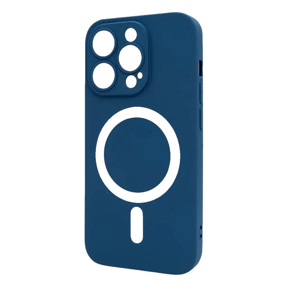 

Чехол iPhone 14 Pro Max MagSafe матовый, синий (IS789730)