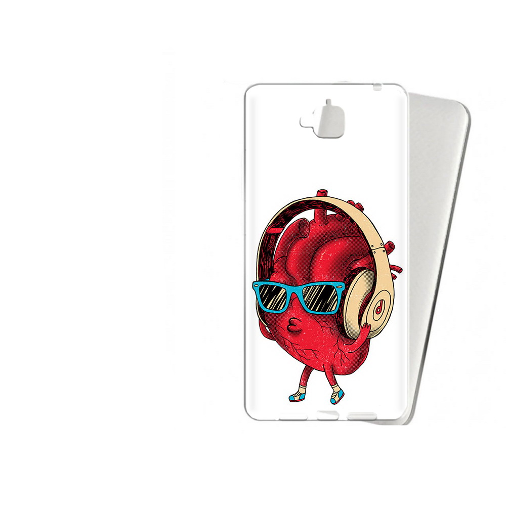 

Чехол MyPads Tocco для Huawei Enjoy 5 слушай сердце (PT24942.37.609), Прозрачный, Tocco