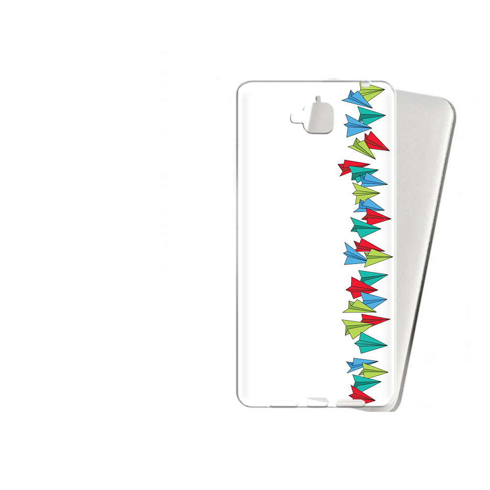 

Чехол MyPads Tocco для Huawei Enjoy 5 самолетики из листочков (PT24942.37.593), Прозрачный, Tocco