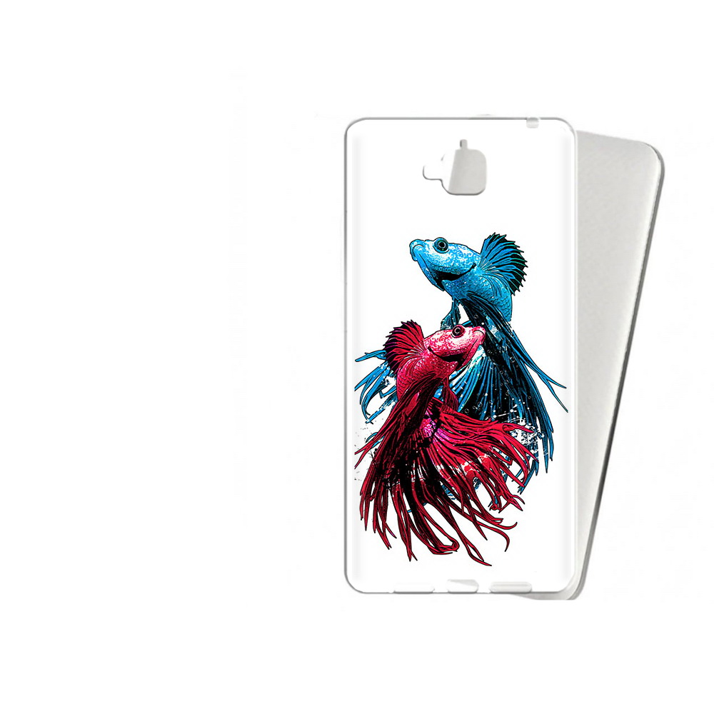 

Чехол MyPads Tocco для Huawei Enjoy 5 рыбы петушки (PT24942.37.592), Прозрачный, Tocco