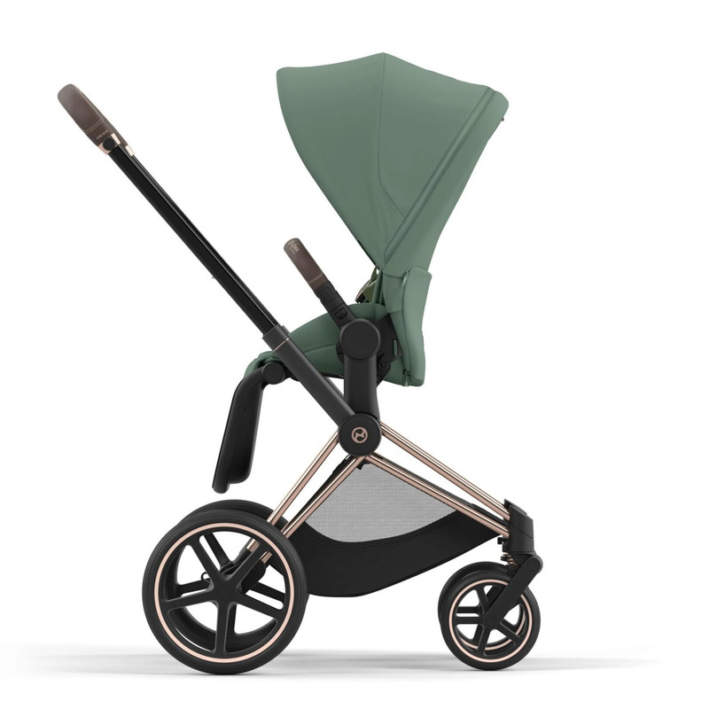 Коляска прогулочная, шасси Cybex Priam-4-mix-р, LeafGreen СР4-Р-RoseGold-LeafGreen