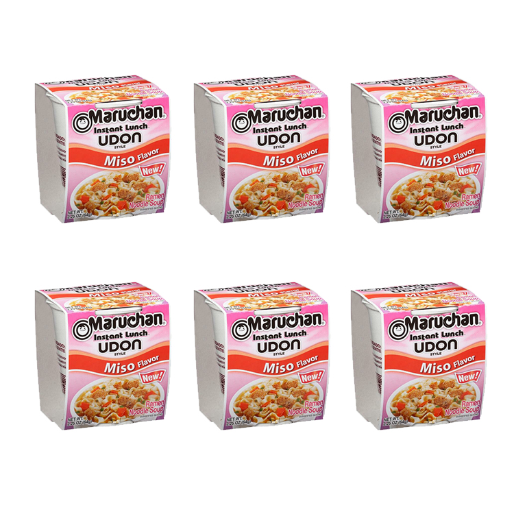 Лапша быстрого приготовления Маручан Инстант Ланч с пастой Мисо (6 шт. по 64 г)