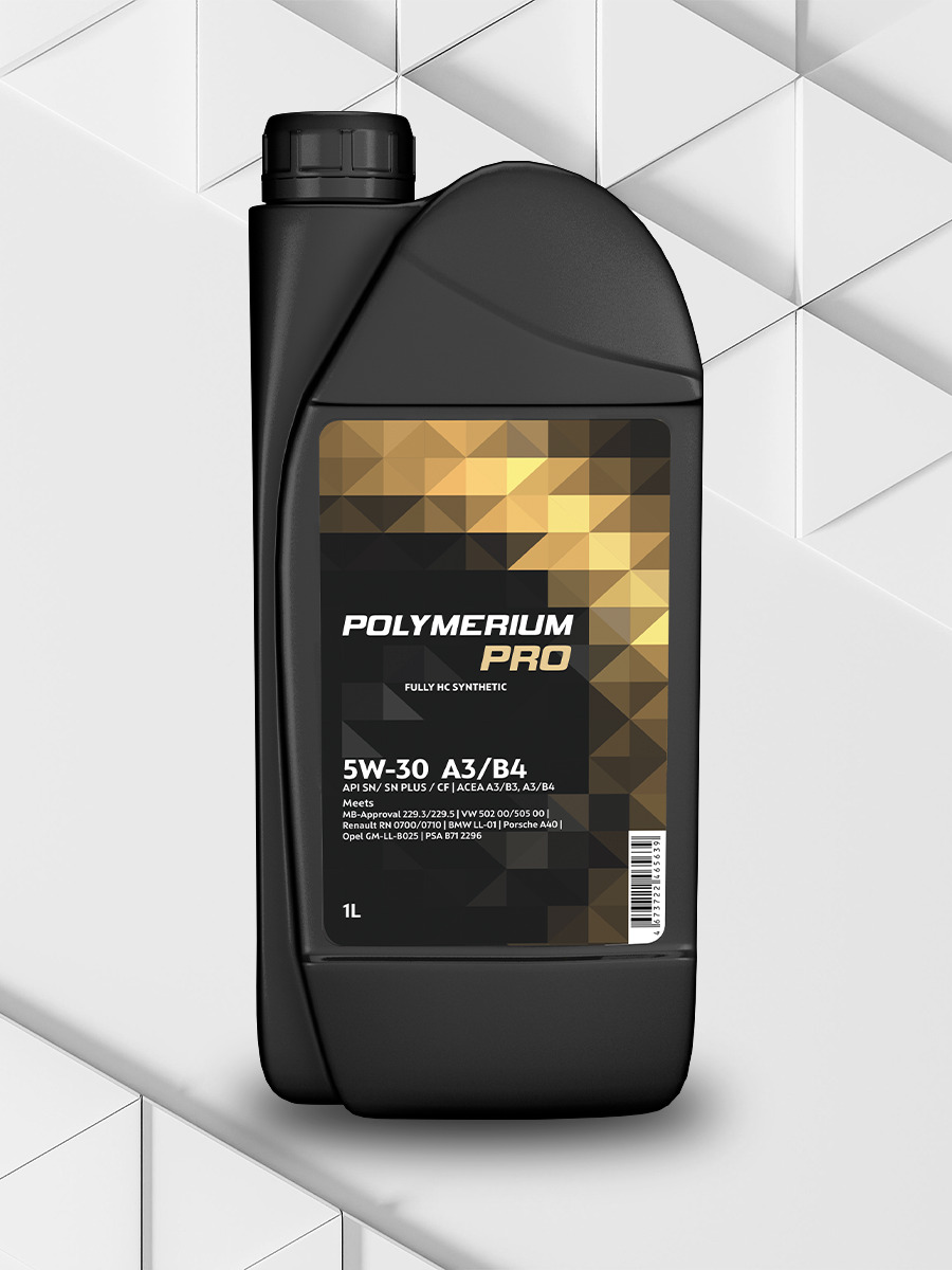 Моторное масло Polymerium PRO 5W30 A3/B4 API SN 1л