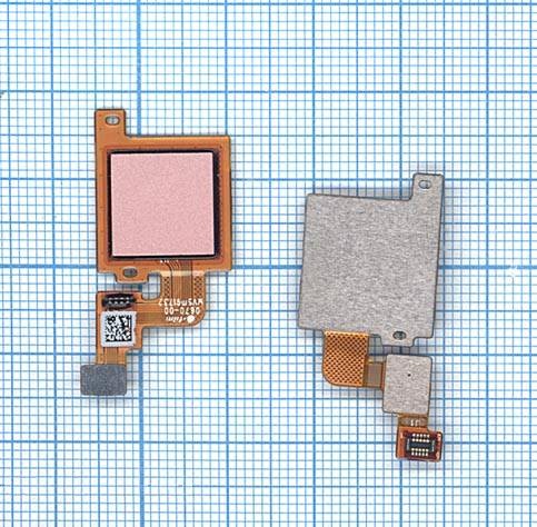 

Шлейф со сканером отпечатка пальца для Xiaomi Mi 5x розовое золото, Золотистый