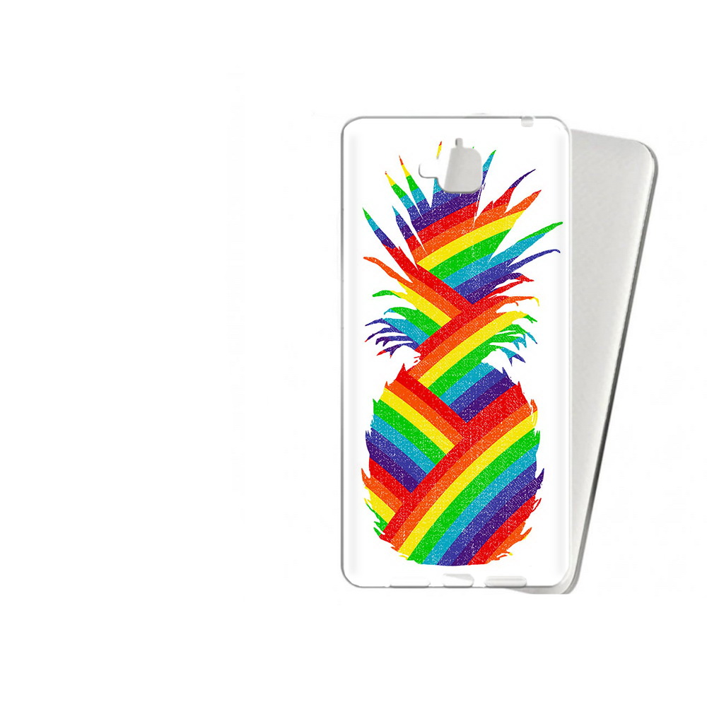 

Чехол MyPads Tocco для Huawei Enjoy 5 радужный ананас (PT24942.37.566), Прозрачный, Tocco