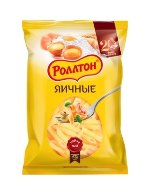 

Макаронные изделия Роллтон Перья яичные 400 г