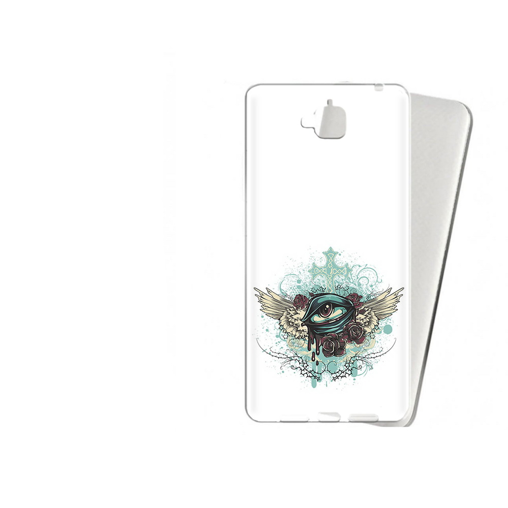 

Чехол MyPads Tocco для Huawei Enjoy 5 плачущий глаз с крыльями (PT24942.37.544), Прозрачный, Tocco