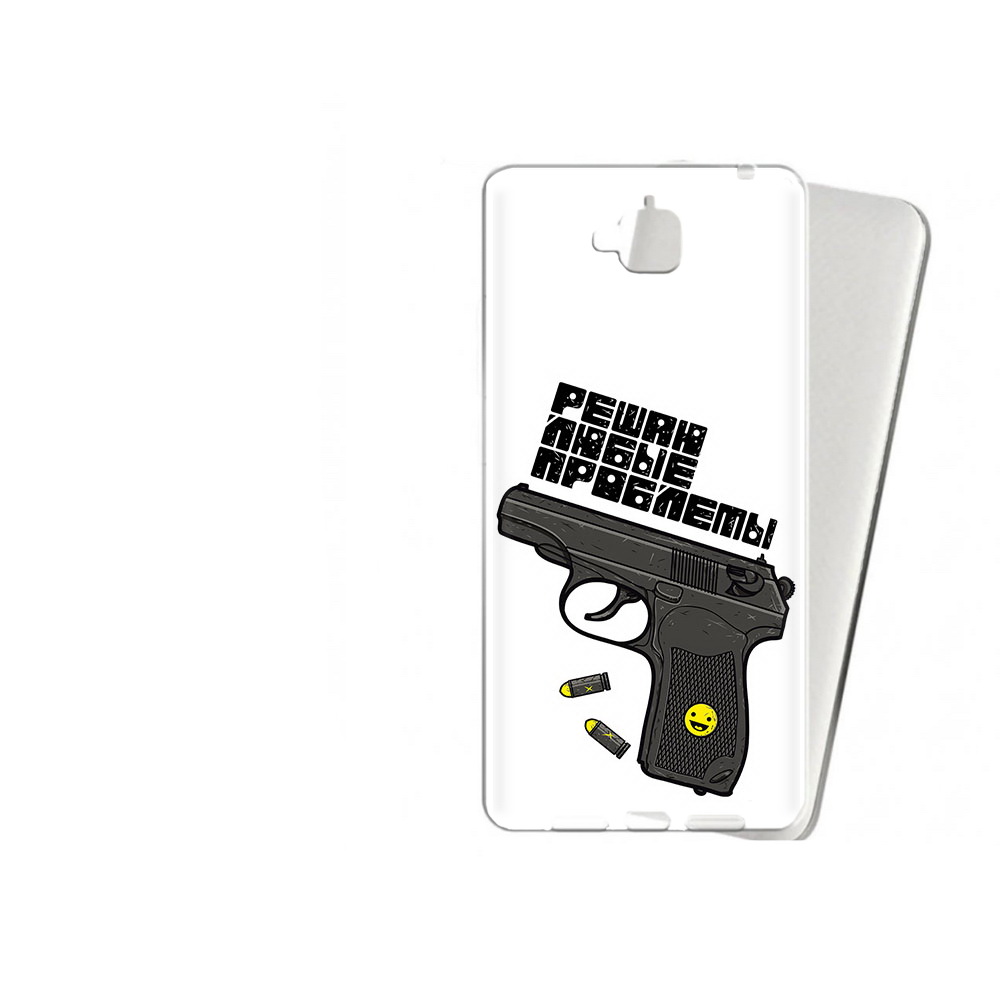 Чехол MyPads Tocco для Huawei Enjoy 5 пистолет против проблем (PT24942.37.542)