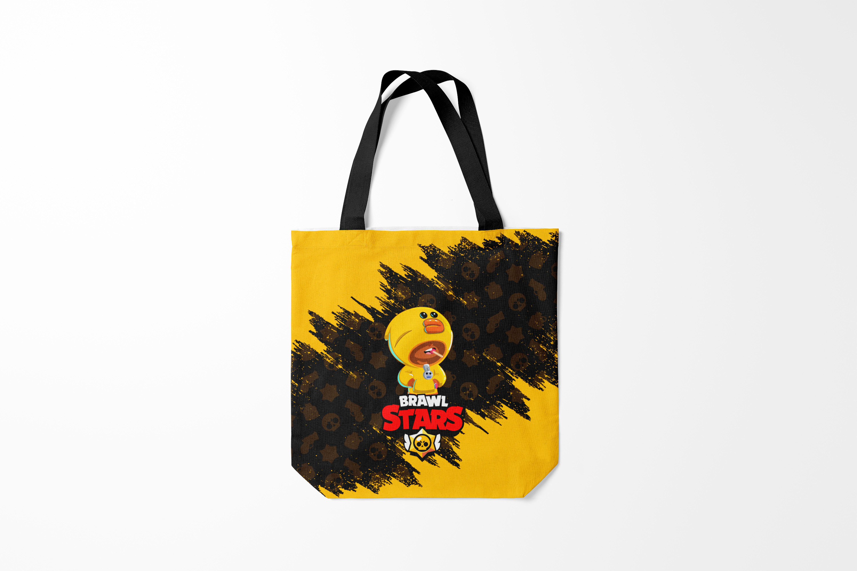 

Сумка шoппер унисекс Burnettie Brawl Stars SALLY LEON, черный, Brawl Stars SALLY LEON