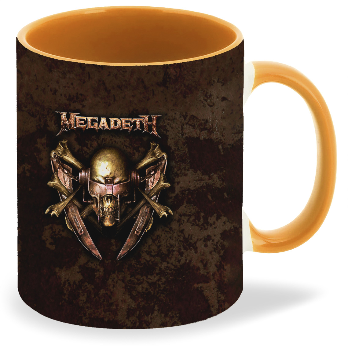 

Кружка CoolPodarok megadeth логотип череп, megadeth логотип череп