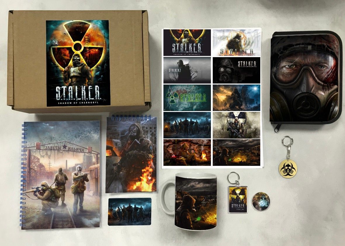 

Бокс с подарком Сталкер Stalker 9, 7020-9, 9 предметов, Бежевый, Сталкер Stalker 9