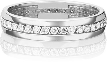 

Кольцо из золота р. 17 PLATINA jewelry 01-1063-00-101-1120-30, бриллиант, 01-1063-00-101-1120-30