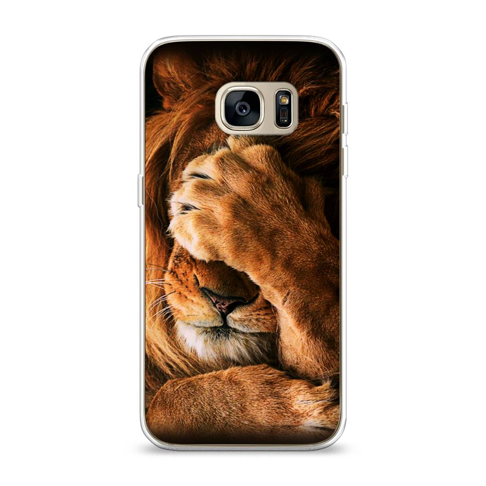 

Чехол Awog на Samsung Galaxy S7 "Львиный стыд", Коричневый;черный, 24550-1