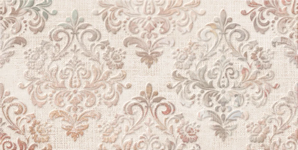 

Плитка GLOBAL TILE Medea бежевая стена узор 50х25 арт.GT203VG