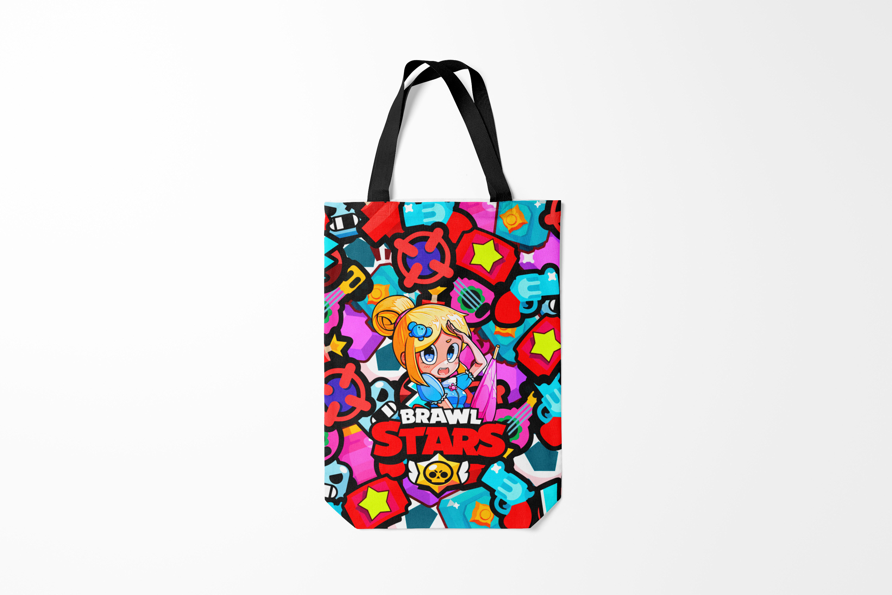 

Сумка шoппер унисекс Burnettie Brawl Stars NITA., разноцветный, Brawl Stars NITA.