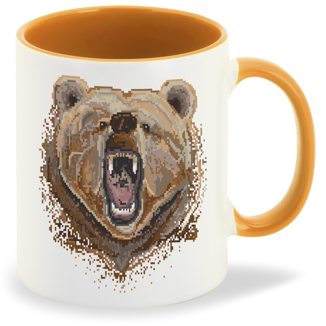 

Кружка CoolPodarok Животные Медведь из пикселей, Животные Медведь из пикселей