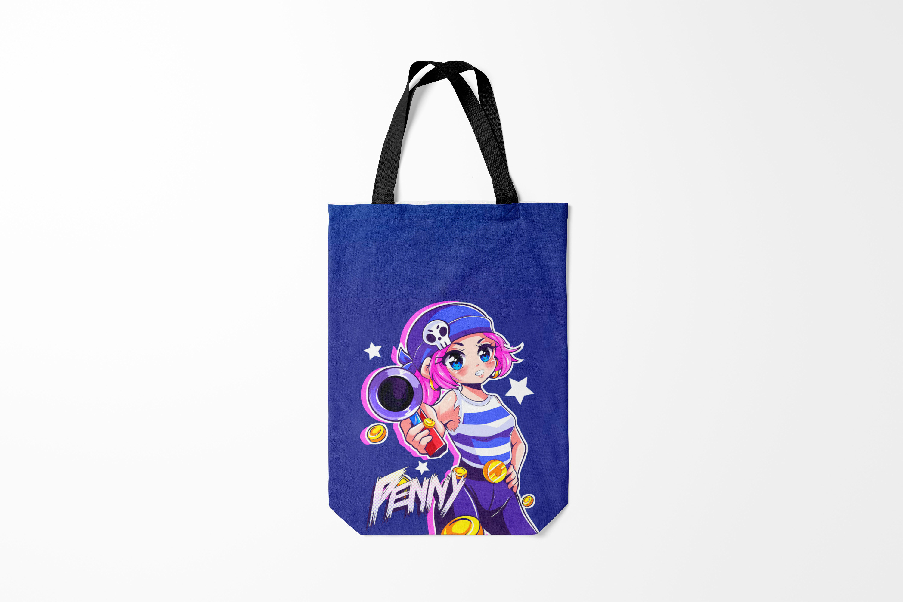 

Сумка шoппер унисекс Burnettie Brawl Stars NITA., разноцветный, Brawl Stars NITA.
