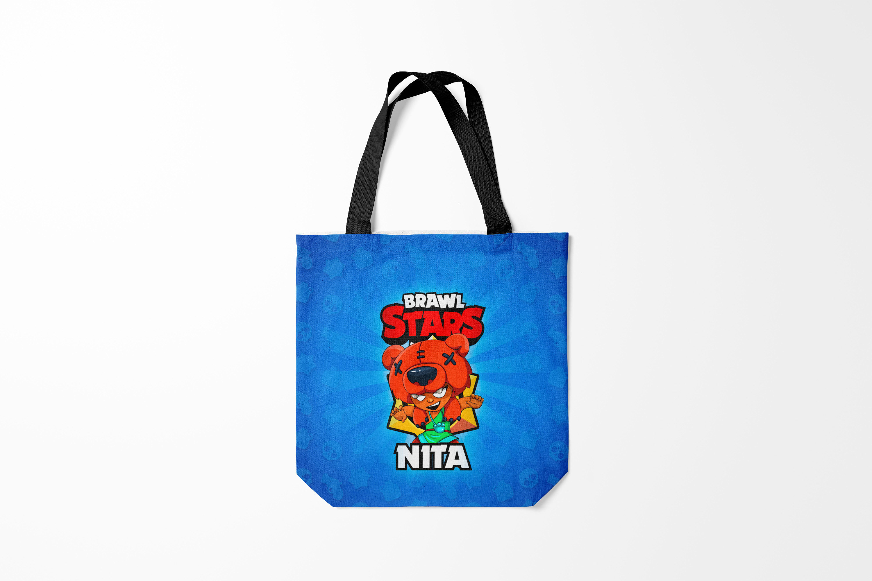 

Сумка шoппер унисекс Burnettie Brawl Stars NITA, красный; оранжевый, Brawl Stars NITA
