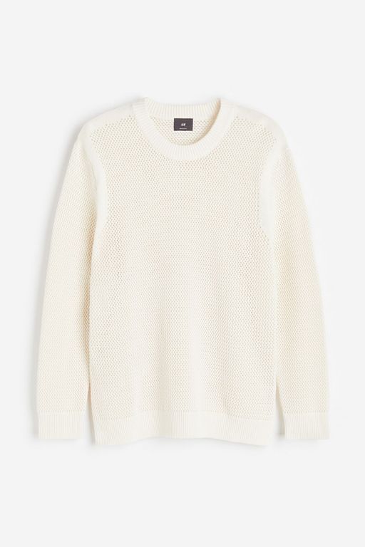 

Джемпер мужской H&M 1209260 белый L, 1209260