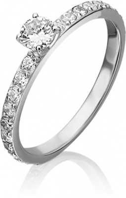 

Кольцо из серебра с фианитом р. 17,5 PLATINA jewelry 01-5363-00-401-0200-69, 01-5363-00-401-0200-69