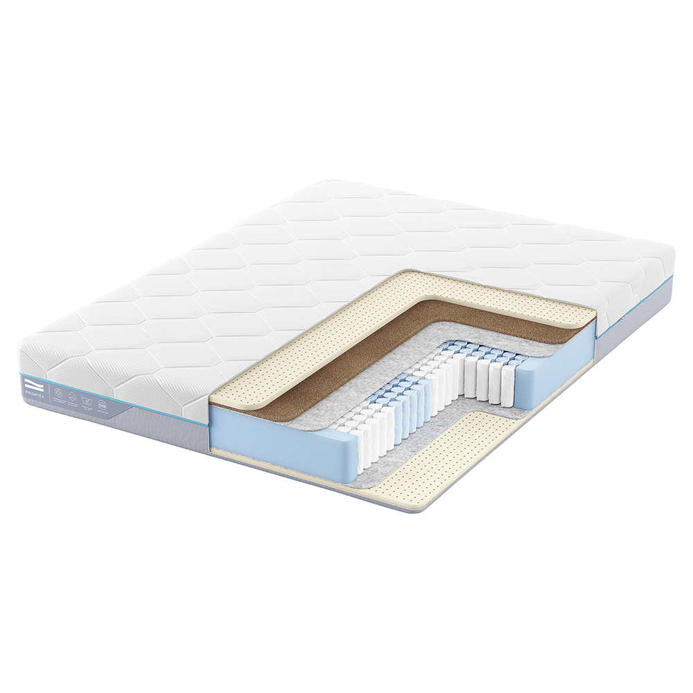 

Матрас анатомический Promtex Multipacket Prestige 2 180x200 независимые пружины, Белый, Prestige 2