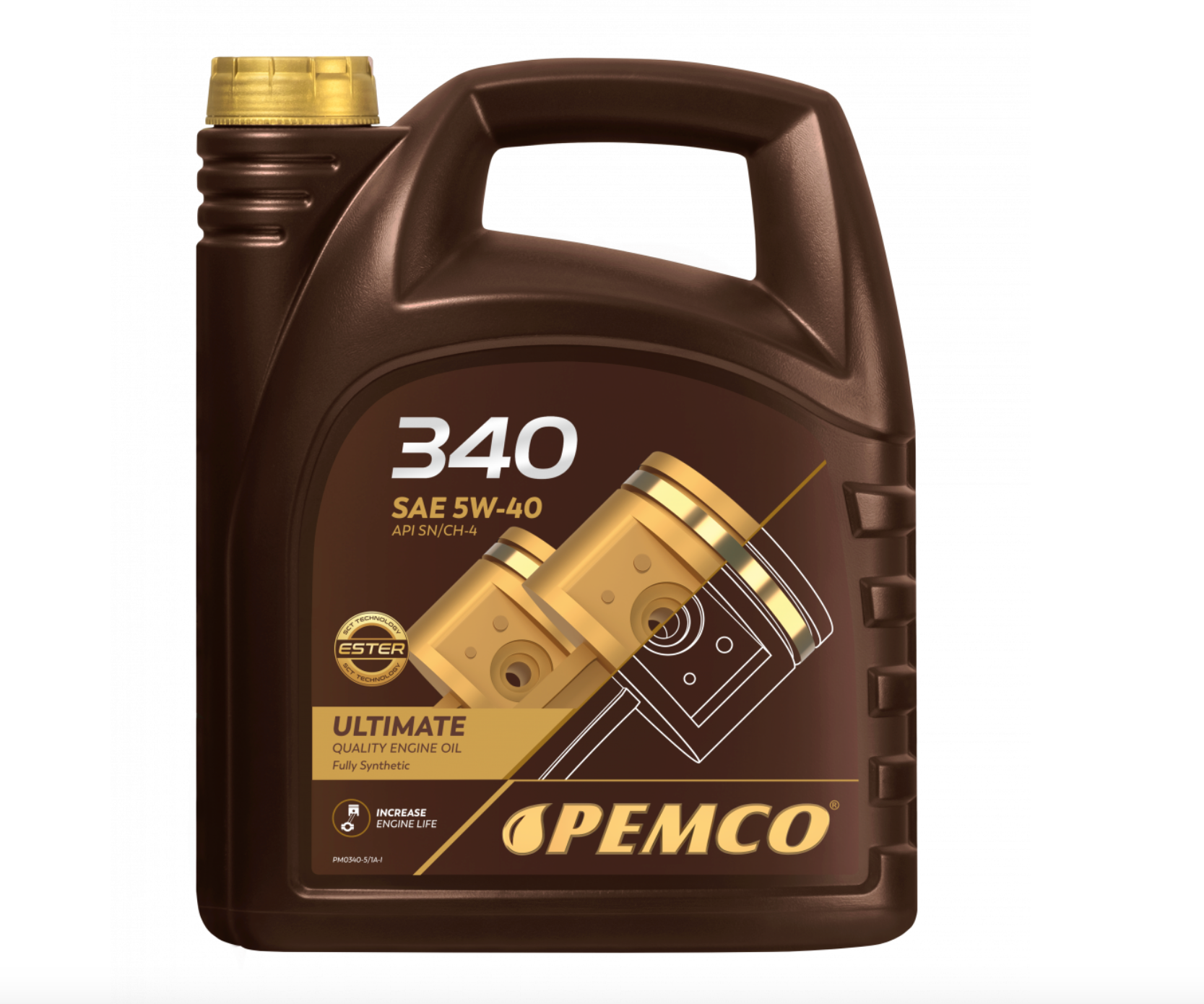 

Моторное масло PEMCO синтетическое 5W40 SN/CF A3/B4 5л