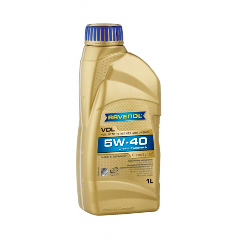 

Моторное масло Ravenol Sae Vdl NeW 5W40 1л