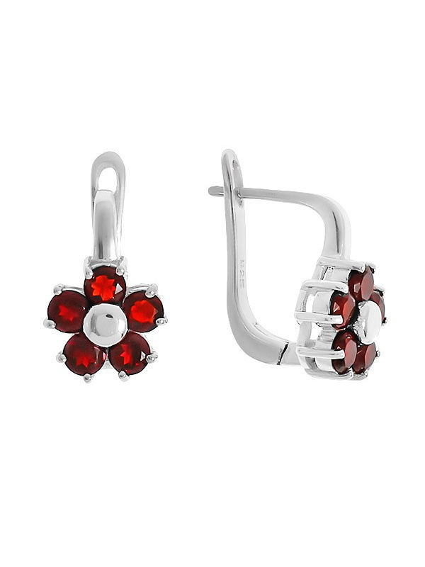 

Серьги из серебра с гранатом Balex Jewellery 2405936979, 2405936979